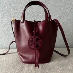 Tory Burch Burgundy Crossbody Bag